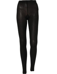 Dolce & Gabbana Gray Cotton Tights Stocking Pantyhose Socks