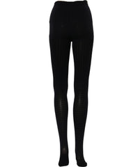 Dolce & Gabbana Black Nylon Tights Stocking Pantyhose Socks
