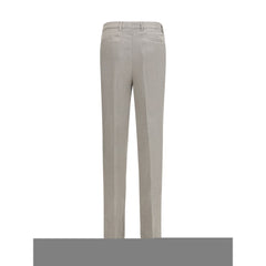 Brunello Cucinelli Gray Linen Casual Pants