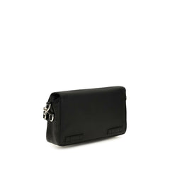 Fendi Black Calf Leather Bos Taurus Shoulder Bag
