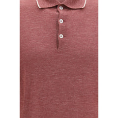 Brunello Cucinelli Bordeaux Cashmere Dress Shirt