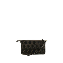 Fendi Brown Polyester Shoulder Bag