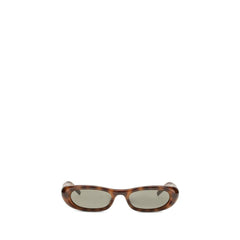 Saint Laurent Brown Acetate Sunglasses