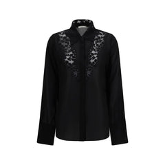 Fendi Black Silk Blouse