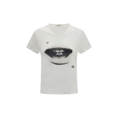 Fendi White Cotton T-Shirt