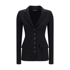Dolce & Gabbana Black Wool Oves Aries Full-Length Jacket