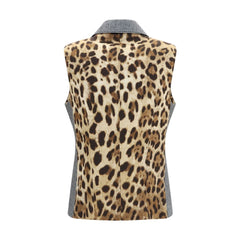Dolce & Gabbana Gray Wool Oves Aries Waistcoat