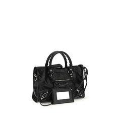 Balenciaga Black Lamb Ovis Aries Shoulder Bag