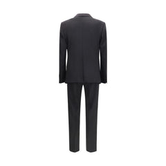 Dolce & Gabbana Black Wool Oves Aries Two-Piece Suit