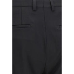 Dolce & Gabbana Black Wool Oves Aries Two-Piece Suit
