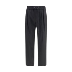 Dolce & Gabbana Black Wool Oves Aries Joggers (Workout Pants)