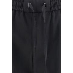 Dolce & Gabbana Black Wool Oves Aries Joggers (Workout Pants)