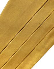 Dolce & Gabbana Gold Men 100% Silk Belt Waist Cummerbund