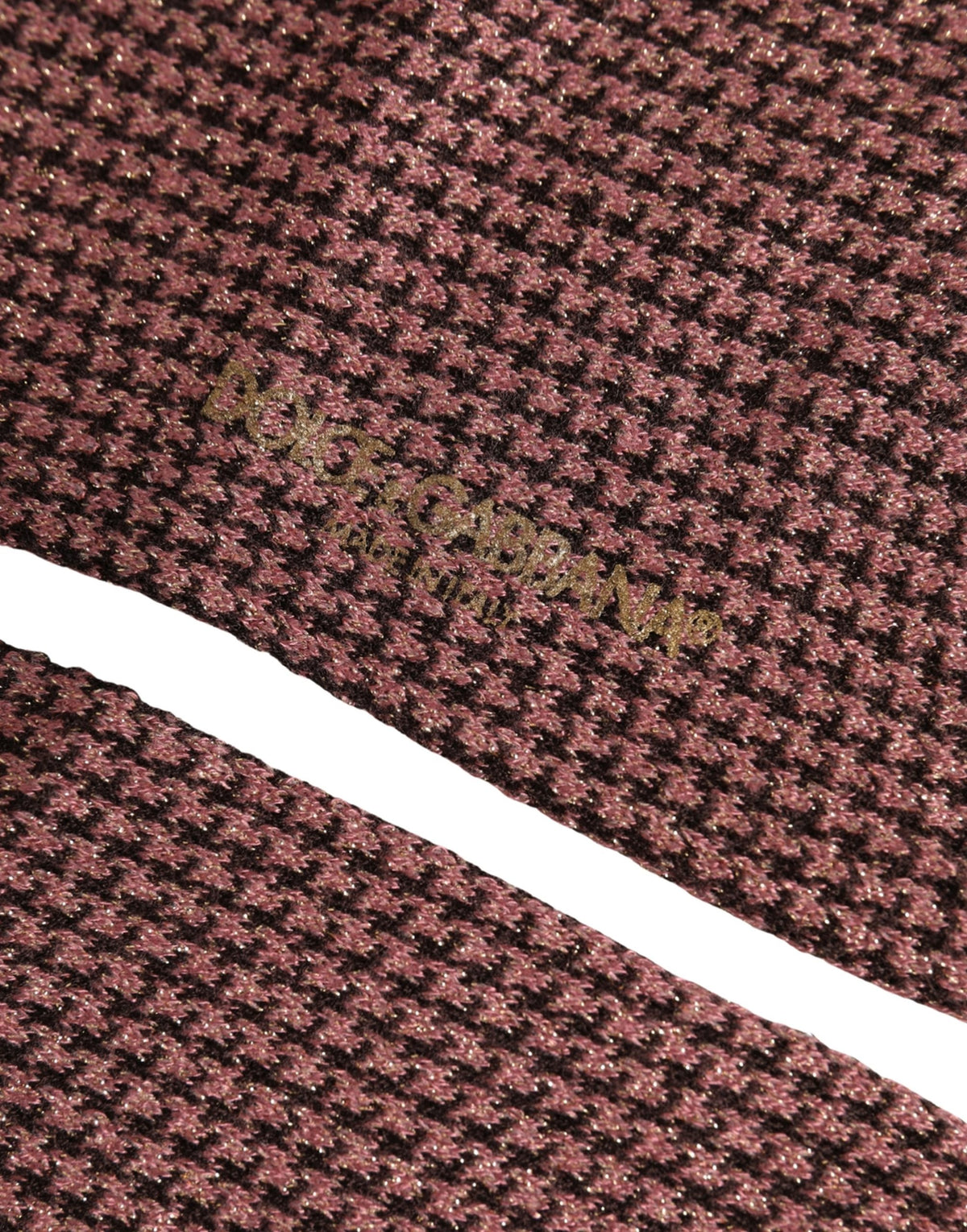 Dolce & Gabbana Dusty Pink Viscose Over The Calf Accessory Socks