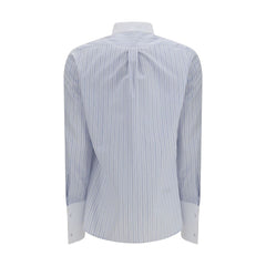 Tom Ford Blue Cotton Pattern Shirt