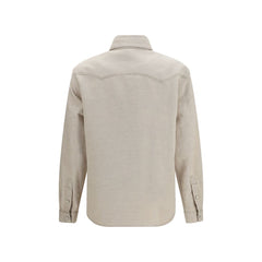 Fendi Beige Denim Shirt
