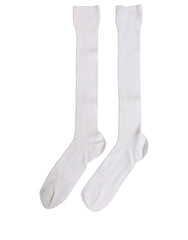 Dolce & Gabbana Men White Viscose Over The Calf Accessory Socks