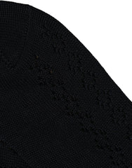 Dolce & Gabbana Dark Blue Cotton Knit Mid Calf Accessory Socks