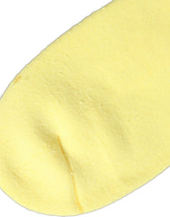 Dolce & Gabbana Yellow Cotton Ribbed Mid Calf Women Accessory Socks