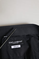 Dolce & Gabbana Black GOLD Long Sleeves Formal Dress Shirt