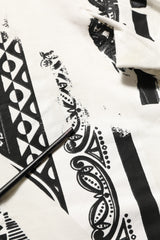 Dolce & Gabbana White Bandana Print Cotton Crew Neck T-shirt
