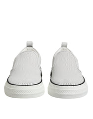 Dolce & Gabbana White Perforated Custom 2.Zero Sneakers Shoes
