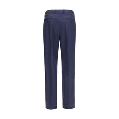 Brunello Cucinelli Blue Wool Oves Aries Dress Pants