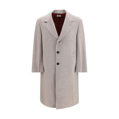 Brunello Cucinelli Beige Wool Oves Aries Coat