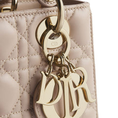 Dior Beige Lamb Leather Shoulder Bag