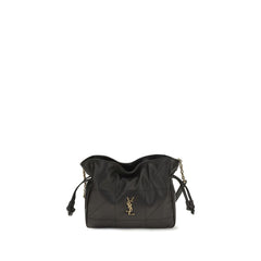 Saint Laurent Black Lamb Ovis Aries Clutch Bag