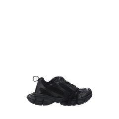 Balenciaga Black Polyurethane Chunky Sneakers