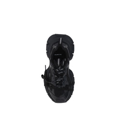 Balenciaga Black Polyurethane Chunky Sneakers