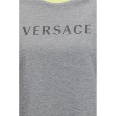 Versace Gray Cotton T-Shirt
