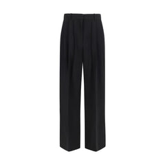 The Row Black Wool Oves Aries Dress Pants