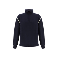 Maison Margiela Blue Wool Oves Aries Sweatshirt