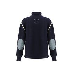 Maison Margiela Blue Wool Oves Aries Sweatshirt