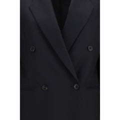 The Row Blue Wool Oves Aries Blazer