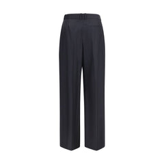 The Row Blue Wool Oves Aries Dress Pants