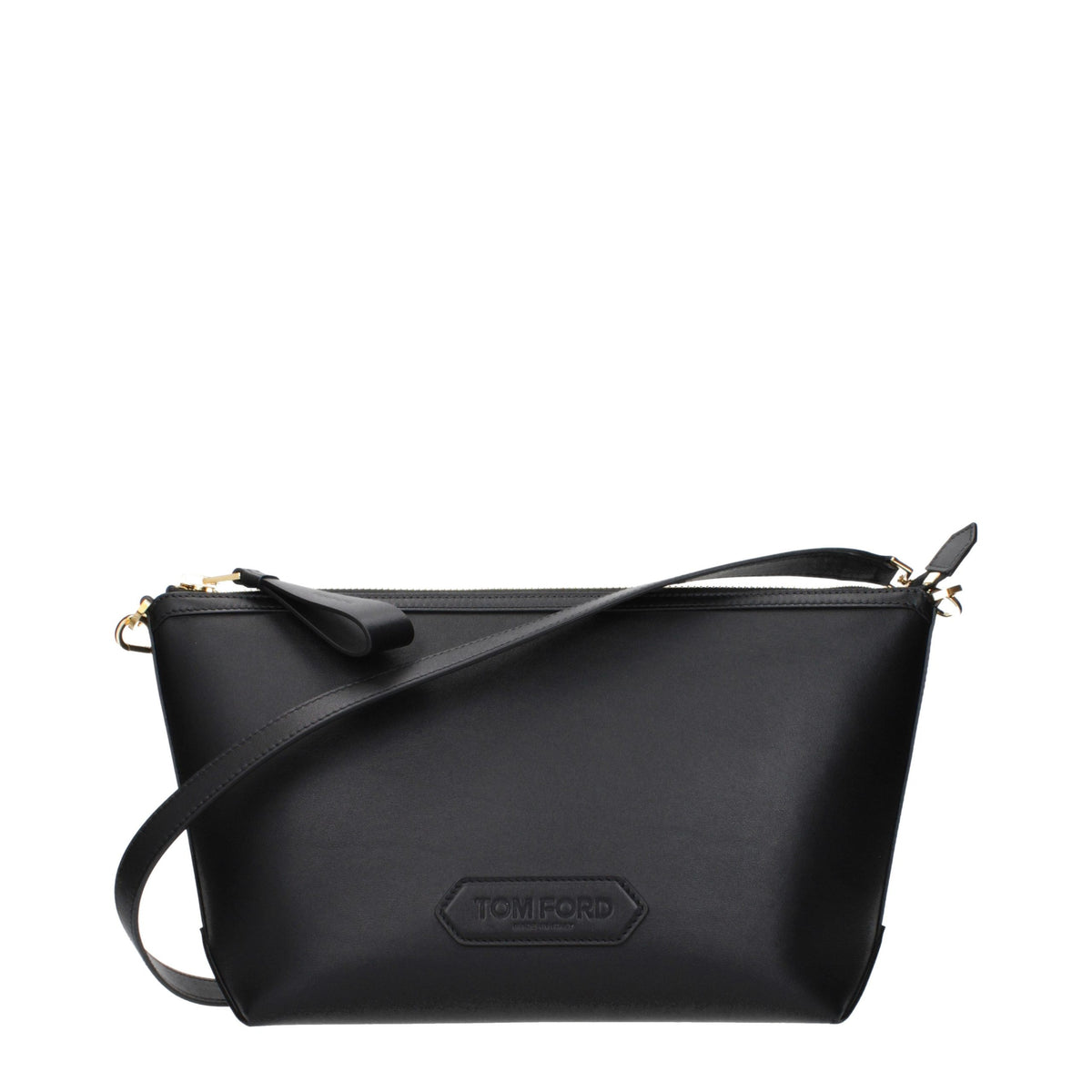 Tom Ford Black Leather Crossbody Bag