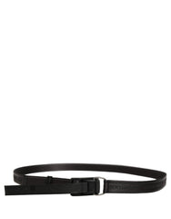 Dolce & Gabbana Men Black Nylon Webbing Plastic Buckle Belt