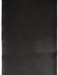 Dolce & Gabbana Men Black Satin Silk Skinny Neck Shawl Scarf