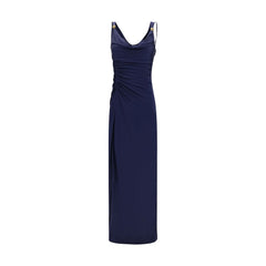 Versace Blue Viscose Casual Dress