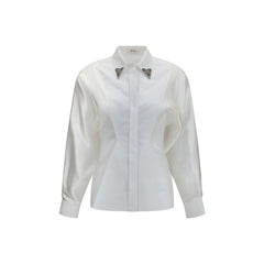 Versace White Cotton Dress Shirt