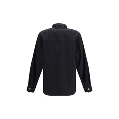 Versace Black Wool Oves Aries Shirt