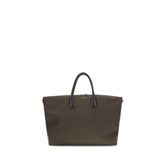Saint Laurent Brown Calf Leather Bos Taurus Handbag