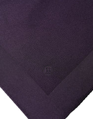 Dolce & Gabbana Men Purple Square Handerkerchief Pocket Scarf