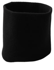 Dolce & Gabbana Men Black Cashmere Knitted Neck Warmer Scarf