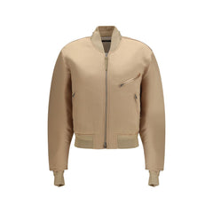 Tom Ford Gold Satin Bomber