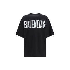 Balenciaga Black Cotton T-Shirt