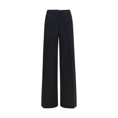 Fendi Black Cotton Casual Pants